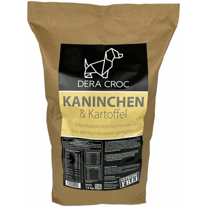 Dera Croc Kaninchen & Kartoffel 15 kg (4,65 € pro 1 kg) von Dera Croc