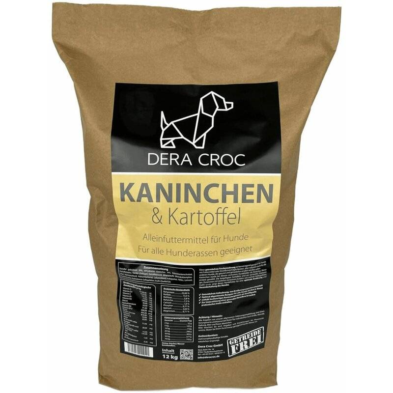 Dera Croc Kaninchen & Kartoffel 3 kg (6,80 € pro 1 kg) von Dera Croc