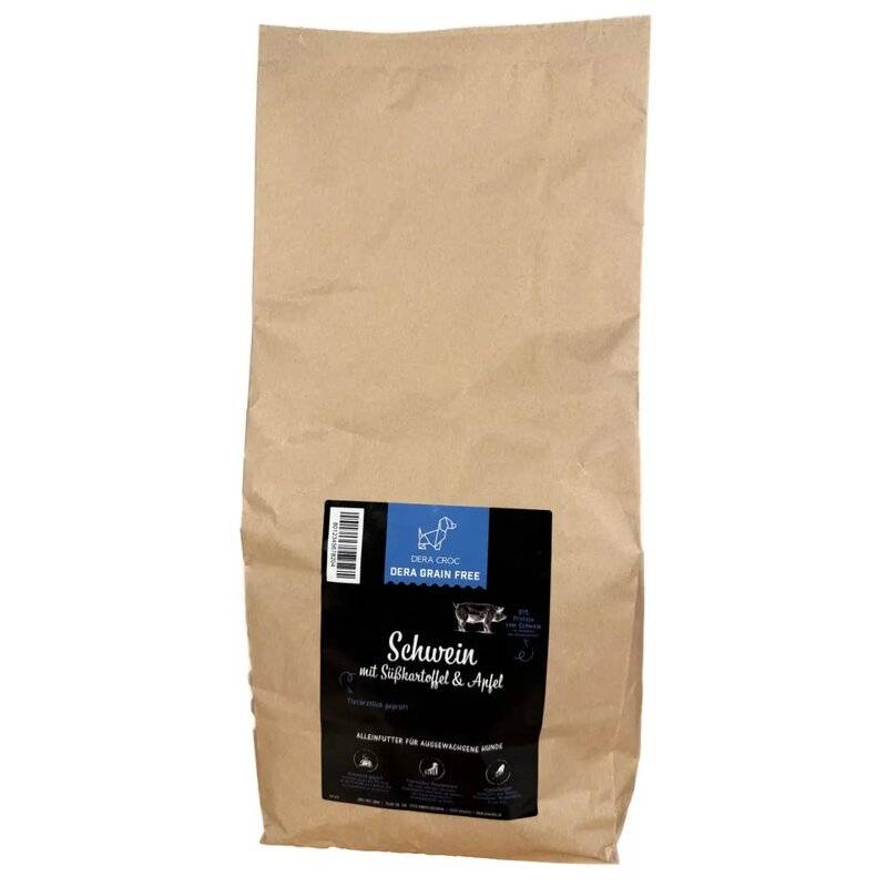 Dera Croc Premium Schwein mit Süßkartoffel & Apfel... (5,66 € pro 1 kg) von Dera Croc