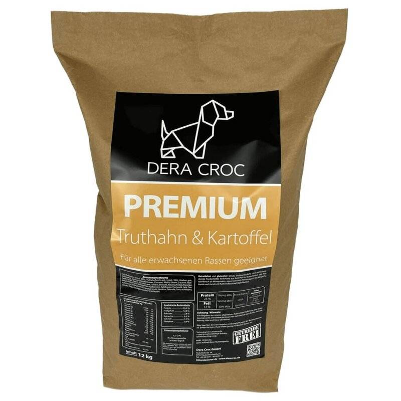 Dera Croc Premium Truthahn & Kartoffel 15 kg (4,39 € pro 1 kg) von Dera Croc