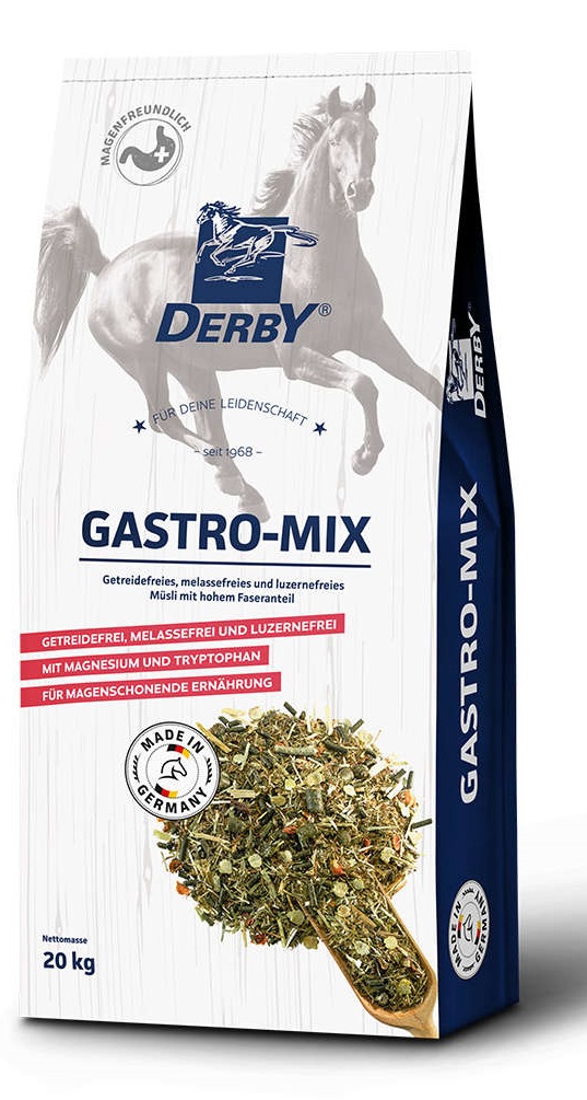 Derby Gastro-Mix 20 kg mit Magen-Kräuter-Komplex Derby Gastro-Mix 20 kg mit Magen-Kräuter-Komplex von Derby