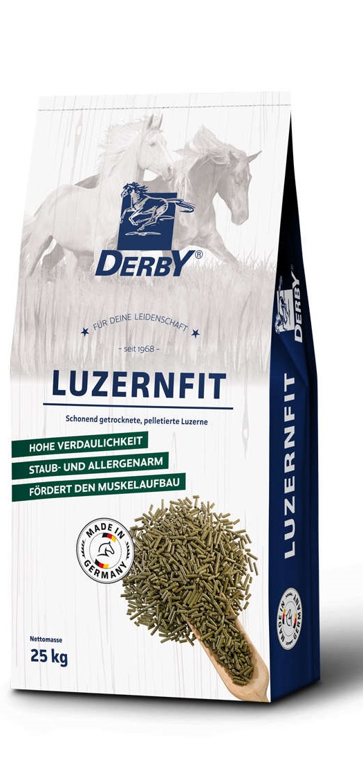 Derby Luzernefit 25 kg pelletiert Staubarm Derby Luzernefit 25 kg pelletiert Staubarm von Derby