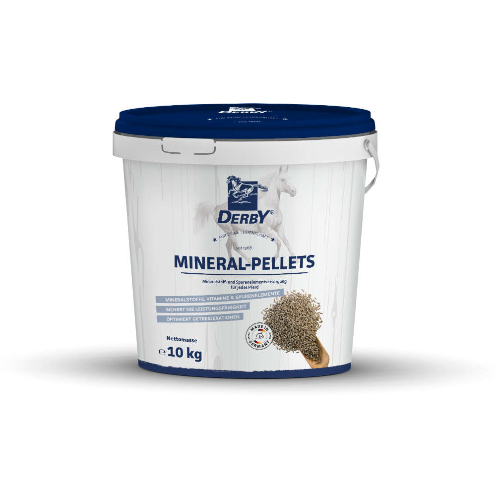 Derby Mineral-Pellets 10 kg Eimer Optimale Mineralstoffdeckung von Derby