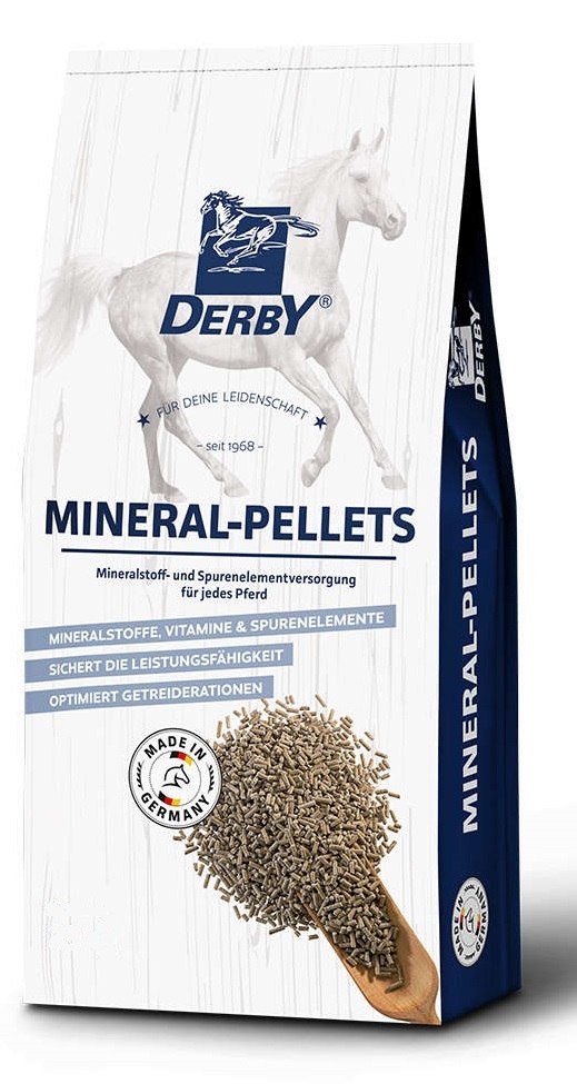 Derby Mineral-Pellets 10 kg Tüte Optimale Mineralstoffdeckung Derby Mineral-Pellets 10 kg Tüte Optimale Mineralstoffdeckung von Derby