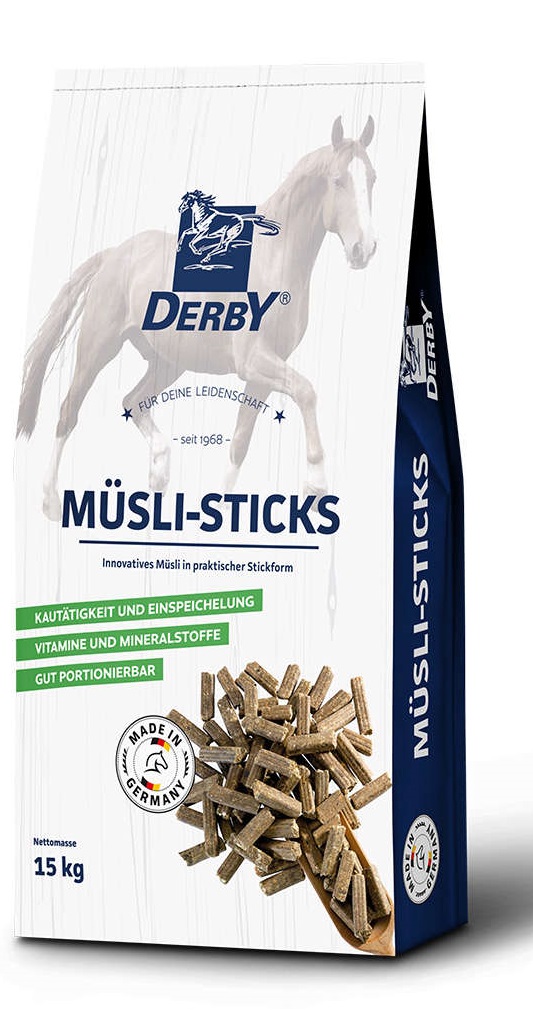 Derby Müsli Sticks 15 kg Das Müsli im Pellet Derby Müsli Sticks 15 kg Das Müsli im Pellet von Derby