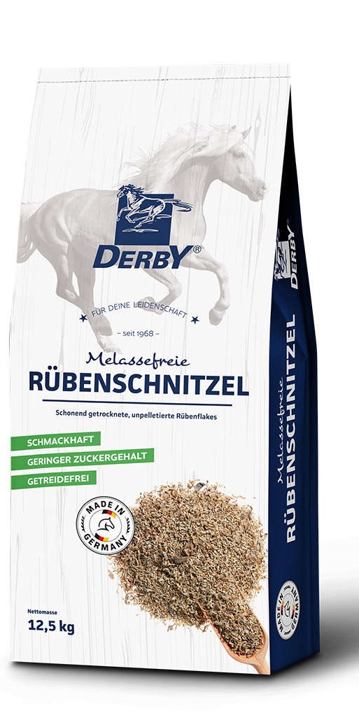 Derby Rübenschnitzel melassefrei 12,5kg  Geringer Zuckergehalt von Derby