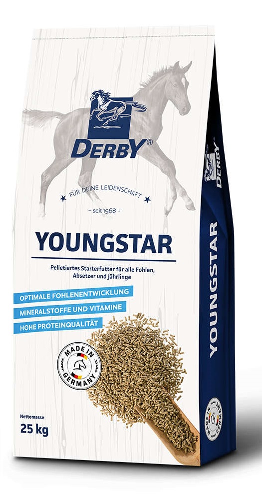 Derby Youngstar 25 kg optimal für Fohlen, Absetzer und Jährlinge von Derby