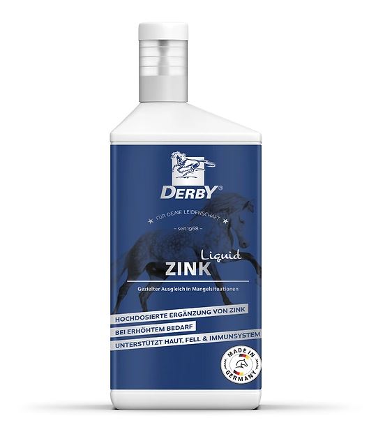 Derby Zink Liquid 1L Unterstützt Haut, Haare & Immunsystem von Derby