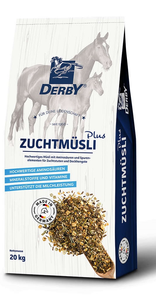 Derby Zuchtmüsli Plus 20 kg Haferfrei von Derby