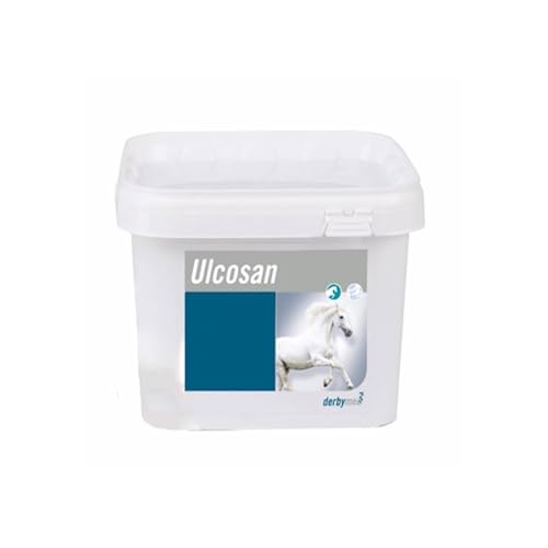 Derbymed Ulucosan | 2,5 kg | Ergänzungsfuttermittel für Pferde | Zur Unterstützung und Regeneration der Magenschleimhaut | Zur Prävention oder bei bereits bestehenden Magengeschwüren von Glracd