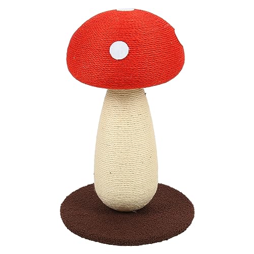Pilz-Kratzunterlage für Katzen, mit Sisal überzogener Kratzbaum, Lustiger Katzenkratzer, Pilz-Katzenbaum für Katzen und Kätzchen Im Innenbereich Pilz-Kratzunterlage für Katzen, mit Sisal überzogener Kratzbaum, Lustiger Katzenkratzer, Pilz-Katzenbaum für Katzen und Kätzchen Im Innenbereich von Derefine