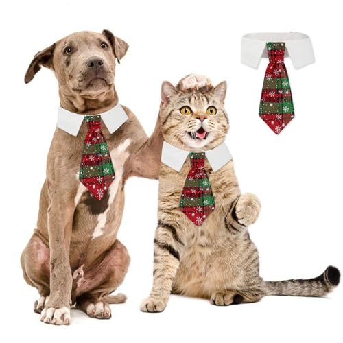 Klassische Krawatte für Hunde, Justierbare Haustier Hunde Katzen Fliege, Hunde-Krawatte, Haustier Kostüm Krawatte Kragen, Verstellbar Hunde Fliege von Dereine
