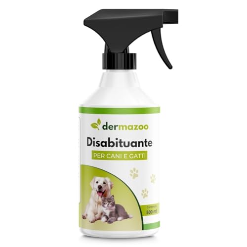 Dermazoo Abgewöhnungsmittel für Katzen und Hunde, pädagogisch, gegen Urin für Hunde und Katzen, 500 ml, mit Zitronengras und Geraniol, Abwehrmittel für Katzen und Ungewohnheiten für Hunde mit von Dermazoo