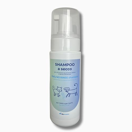 Dermazoo Trockenshampoo für Hunde und Katzen, ohne Ausspülen, 190 ml, Mousse Katzen für schnelle und pflegende Anwendung, Shampoo für Hunde und Katzen, beseitigt Gerüche, Trockenshampoo für Katzen, Dermazoo Trockenshampoo für Hunde und Katzen, ohne Ausspülen, 190 ml, Mousse Katzen für schnelle und pflegende Anwendung, Shampoo für Hunde und Katzen, beseitigt Gerüche, Trockenshampoo für Katzen, von Dermazoo