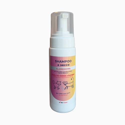 Dermazoo Trockenshampoo für Hunde und Katzen mit Chlorhexidin ohne Ausspülen, 190 ml, Mousse Katzen für schnelle und vollständige Anwendung, Shampoo für Hunde und Katzen, geruchshampoo Dermazoo Trockenshampoo für Hunde und Katzen mit Chlorhexidin ohne Ausspülen, 190 ml, Mousse Katzen für schnelle und vollständige Anwendung, Shampoo für Hunde und Katzen, geruchshampoo von Dermazoo