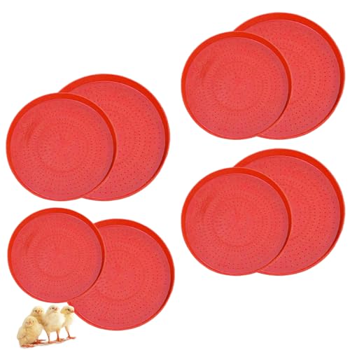 2 Set Chicken Feeder Tably - Geflügel -Fütterungspfannen - 2 Stücke Küken -Vorspeise -Fütterungsschale - 35 cm+40 cm - Reduziert das Verschütten von Lebensmitteln - für Enten Wachteln Vögel 2 Set Chicken Feeder Tably - Geflügel -Fütterungspfannen - 2 Stücke Küken -Vorspeise -Fütterungsschale - 35 cm+40 cm - Reduziert das Verschütten von Lebensmitteln - für Enten Wachteln Vögel von Derwrtup