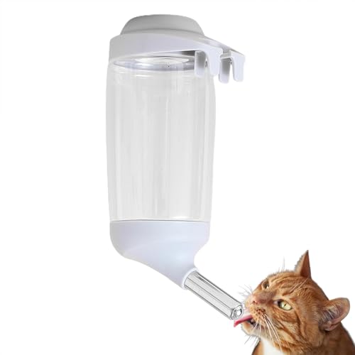 Derwrtup Hängender Wasserspender für Hunde, Wasserspender für Hundehüttenkäfige - Käfigmontierter Hängespender - Automatischer Schwerkraft-Futterspender für Haustiere, hängende automatische Derwrtup Hängender Wasserspender für Hunde, Wasserspender für Hundehüttenkäfige - Käfigmontierter Hängespender - Automatischer Schwerkraft-Futterspender für Haustiere, hängende automatische von Derwrtup
