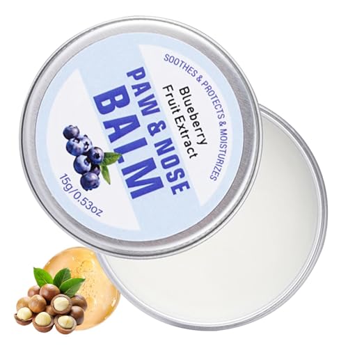 Derwrtup Nasenbalsam für Haustiere, Pfotenbalsam für Haustiere,15g Pet Nose Dog Paw Natürlicher Feuchtigkeitsbalsam | Nicht fettender Hautpflegebalsam für Haustierfüße, verhindert rissige Pfoten und Derwrtup Nasenbalsam für Haustiere, Pfotenbalsam für Haustiere,15g Pet Nose Dog Paw Natürlicher Feuchtigkeitsbalsam | Nicht fettender Hautpflegebalsam für Haustierfüße, verhindert rissige Pfoten und von Derwrtup