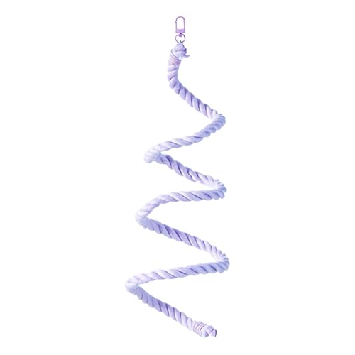 Derwrtup Papageienseilbarsch, Vogelseilbarsch - Flexible Vogelschwankungen für Papageien Cockatiel Peony | Multi-Farben-Baumwollkau-Leiterspielzeug stehend Stick Cockatiel Swing von Derwrtup