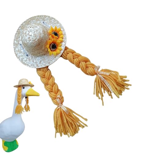 Derwrtup Tier Outfit, Tierhut | Kostüm Rasengarten Top -Hut -Outfits | Spring Decor, Rasendekoration, ganzwetterfestes Aussehen für Innenhöfe, Villen, Balkonen von Derwrtup