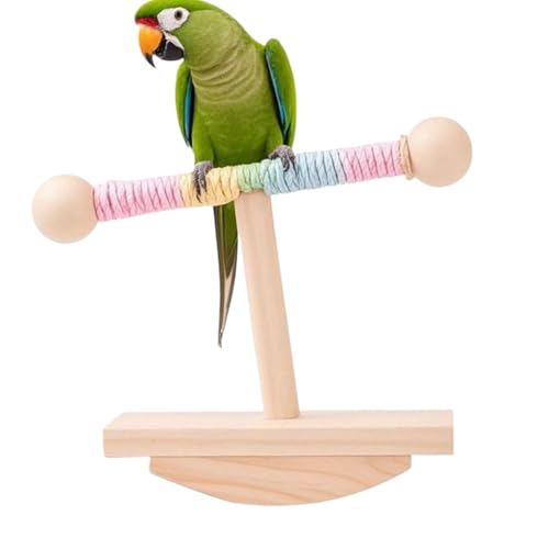 Derwrtup Vogel Sitzstange,Beschäftigungsartikel für Papageien | Holz-Schaukelständer Für Volieren-Spiel & Klettertraining, Haustierzubehör Für Outdoor Aktivitäten Und Bewegung Derwrtup Vogel Sitzstange,Beschäftigungsartikel für Papageien | Holz-Schaukelständer Für Volieren-Spiel & Klettertraining, Haustierzubehör Für Outdoor Aktivitäten Und Bewegung von Derwrtup