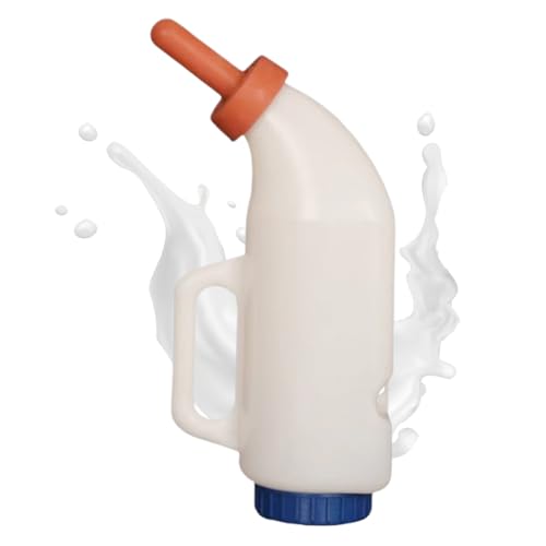 Derwrtup Ziegenfutterflaschen, Viehbaby Flasche - Lammpflegeflaschen mit klarer Skala - Fütterungsbehälter mit großer Kapazität, Trinkfutterhäuschen für Farmen und Ranches von Derwrtup
