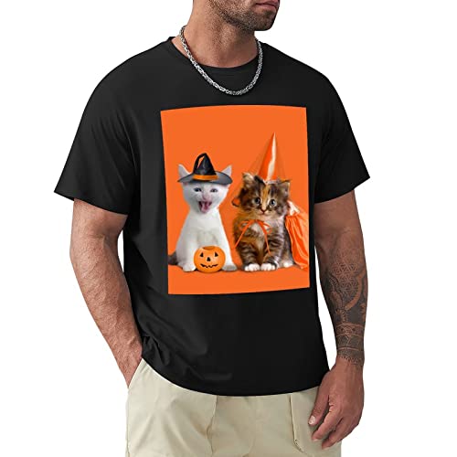Halloween Herren T-Shirt 100% Baumwolle Tee Shirt Männer Kurzärmelige Kurzarm Top Halloween Herren T-Shirt 100% Baumwolle Tee Shirt Männer Kurzärmelige Kurzarm Top von Desheze