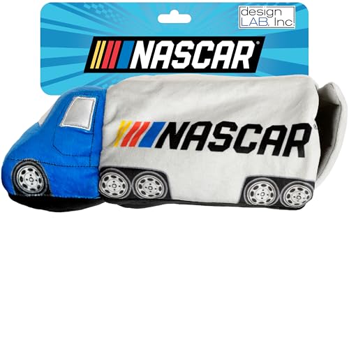 design LAB, Inc. NASCAR Hundespielzeug aus Plüsch mit Halblastwagen und Rennwagen, interaktives Versteck-Hundespielzeug mit Leckerlifach und Zugseil design LAB, Inc. NASCAR Hundespielzeug aus Plüsch mit Halblastwagen und Rennwagen, interaktives Versteck-Hundespielzeug mit Leckerlifach und Zugseil von Design LAB Inc.
