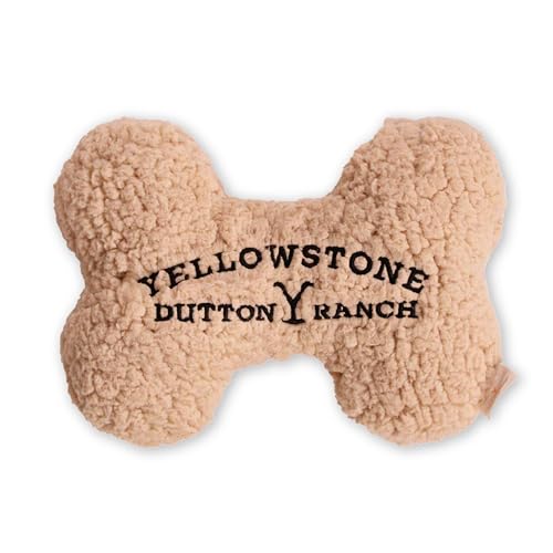 design LAB, Inc. Offizielles Yellowstone Merchandise | Großes Plüschspielzeug in Knochenform für Hunde | weiches, quietschendes Spielzeug von Dutton Ranch design LAB, Inc. Offizielles Yellowstone Merchandise | Großes Plüschspielzeug in Knochenform für Hunde | weiches, quietschendes Spielzeug von Dutton Ranch von Design LAB Inc.