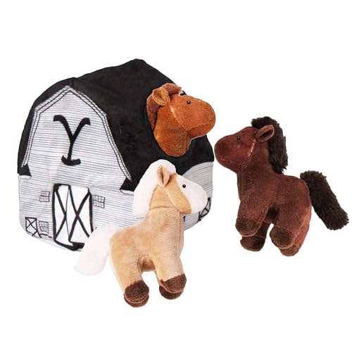 design LAB, Inc. Offizielles Yellowstone Merchandise | Indoor-Hundespielzeug-Set | Nistscheune mit Pferden | lustige Spielzeit für Yellowstone-Fans design LAB, Inc. Offizielles Yellowstone Merchandise | Indoor-Hundespielzeug-Set | Nistscheune mit Pferden | lustige Spielzeit für Yellowstone-Fans von Design LAB Inc.