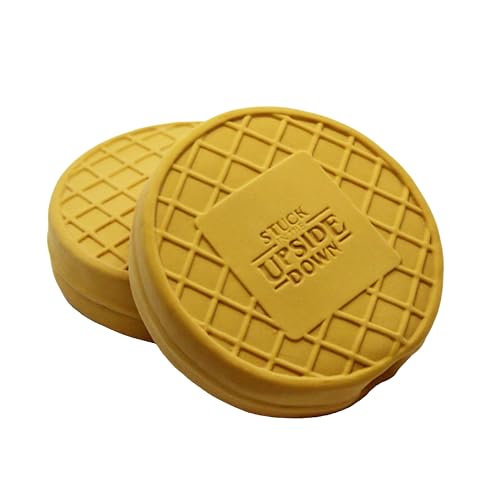 design LAB, Inc. Stranger Things Offizielles Merchandise | Kauspielzeug für Hunde | 2er-Pack Gummispielzeug Waffeln | Sammlerstück Hundespielzeug Quietscht für interaktives Spielen design LAB, Inc. Stranger Things Offizielles Merchandise | Kauspielzeug für Hunde | 2er-Pack Gummispielzeug Waffeln | Sammlerstück Hundespielzeug Quietscht für interaktives Spielen von Design LAB Inc.
