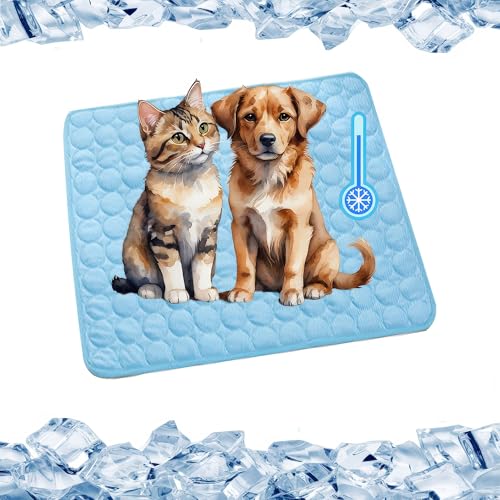 Kühlmatte für den Sommer 2025 Kühlmatte Hund Hundekühlmatte für Hunde & Katzen selbstkühlende Matte für Haustiere Sommer Haustier Eis-Pad abriebfest und bissfest natürliche Kühlung (Blau, XL) Kühlmatte für den Sommer 2025 Kühlmatte Hund Hundekühlmatte für Hunde & Katzen selbstkühlende Matte für Haustiere Sommer Haustier Eis-Pad abriebfest und bissfest natürliche Kühlung (Blau, XL) von DesignHeim