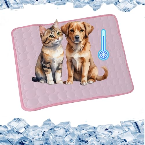 Kühlmatte für den Sommer 2025 Kühlmatte Hund Hundekühlmatte für Hunde & Katzen selbstkühlende Matte für Haustiere Sommer Haustier Eis-Pad abriebfest und bissfest natürliche Kühlung (Rosa, XL) Kühlmatte für den Sommer 2025 Kühlmatte Hund Hundekühlmatte für Hunde & Katzen selbstkühlende Matte für Haustiere Sommer Haustier Eis-Pad abriebfest und bissfest natürliche Kühlung (Rosa, XL) von DesignHeim