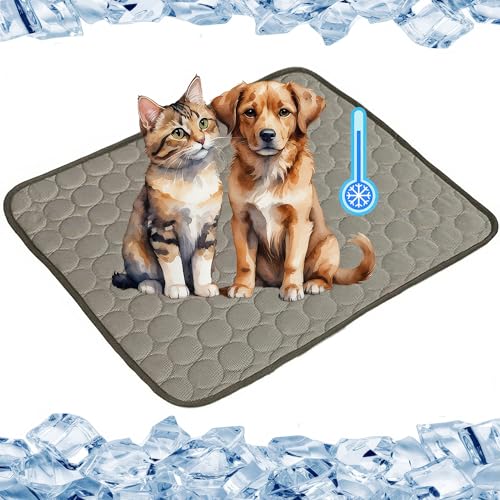 Kühlmatte für den Sommer 2025 Kühlmatte Hund Hundekühlmatte für Hunde & Katzen selbstkühlende Matte für Haustiere Sommer Haustier Eis-Pad abriebfest und bissfest natürliche Kühlung (Kaffee, M) Kühlmatte für den Sommer 2025 Kühlmatte Hund Hundekühlmatte für Hunde & Katzen selbstkühlende Matte für Haustiere Sommer Haustier Eis-Pad abriebfest und bissfest natürliche Kühlung (Kaffee, M) von DesignHeim