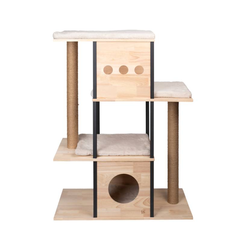 Desgined by Lotte Holz-Kratzbaum Nala L - natur / schwarz Desgined by Lotte Holz-Kratzbaum Nala L - natur / schwarz von Designed by Lotte