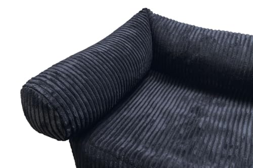 Designed by Lotte Couchkissen Ribbed - Hundekissen - Anthrazit - Designed by Lotte Couchkissen Ribbed - Hundekissen - Anthrazit - von Designed by Lotte