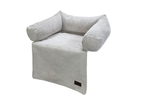 Designed by Lotte Couchkissen Ribbed - Hundekissen - Hellgrau - 50x45 Designed by Lotte Couchkissen Ribbed - Hundekissen - Hellgrau - 50x45 von Designed by Lotte