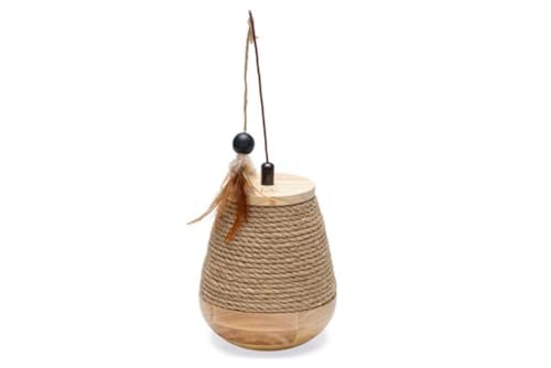 Designed by Lotte Tumble Mae - Katzenspielzeug - Holz - 15x15x18 cm von Designed by Lotte