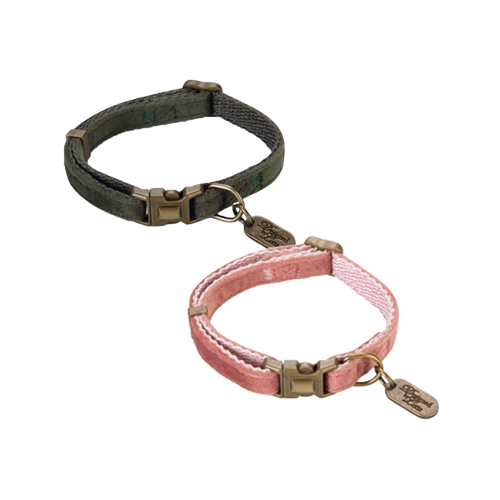 Designed by Lotte Velura - Hundehalsband - Grün - 48-70 cm x 25 mm von Designed by Lotte