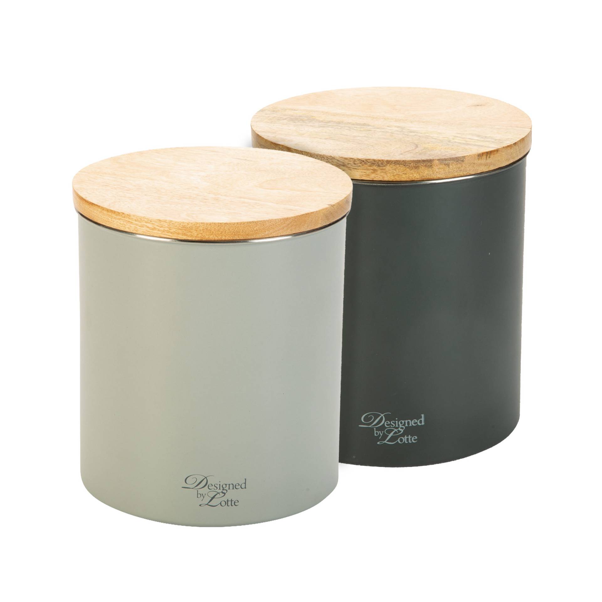 Designed by Lotte Vorratsbehälter Canisto - Hellgrau Designed by Lotte Vorratsbehälter Canisto - Hellgrau von Designed by Lotte