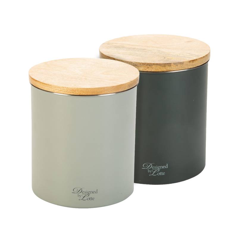 Designed by Lotte Vorratsbehälter Canisto - Hellgrau Designed by Lotte Vorratsbehälter Canisto - Hellgrau von Designed by Lotte