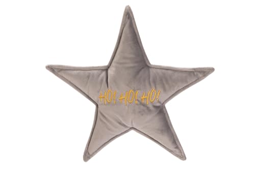Designed by Lotte Weihnachtsstern, Hundespielzeug, Samt, Grau, 29x27x5 cm von Designed by Lotte