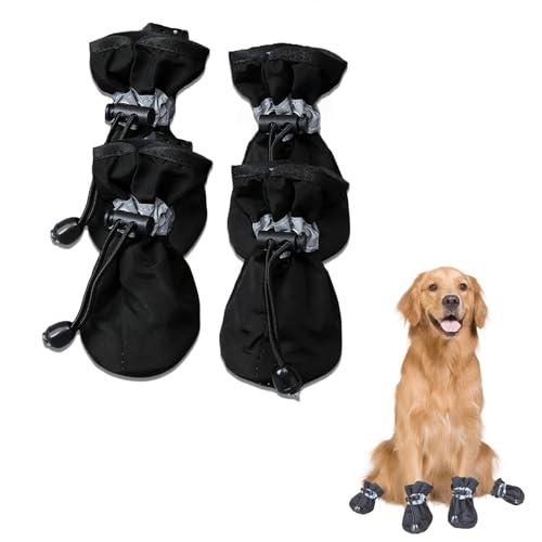 Desuibao Hundeschuhe für kleine, mittelgroße und große Hunde mit reflektierendem Riemen, rutschfeste Hundeschuhe für heißen Gehweg, Hundeschuhe und Pfotenschutz für Katzen, Haustiere, Hunde, Wandern, Desuibao Hundeschuhe für kleine, mittelgroße und große Hunde mit reflektierendem Riemen, rutschfeste Hundeschuhe für heißen Gehweg, Hundeschuhe und Pfotenschutz für Katzen, Haustiere, Hunde, Wandern, von Desuibao