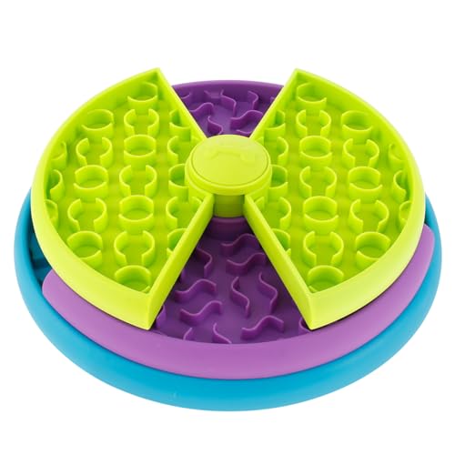 Deuson Antischlingnapf Hunde 3 Stufen,Anti Schling Napf Hund,Slow Feeder Gegen Schlingen & Blähungen,Langsame Fütterung Hundenapf,Schlingnapf Katze für Katzen und Mittelgroße Hunde(1pcs) von Deuson