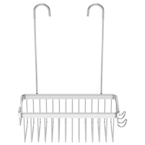 Deuson Rostfreier Sprühbad-Organizer, bohrfrei, selbstklebendes Aufbewahrungsregal mit Seifenrasierer-Halter, Duschregale für große Kapazität, langlebiges Aluminium-Duschregal, Badezimmerzubehör Deuson Rostfreier Sprühbad-Organizer, bohrfrei, selbstklebendes Aufbewahrungsregal mit Seifenrasierer-Halter, Duschregale für große Kapazität, langlebiges Aluminium-Duschregal, Badezimmerzubehör von Deuson