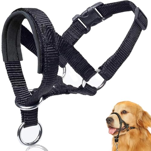 Figure of 8 Hundeleine, Anti Pull Stop Hunde Ziehen, Hundeleine mit gepolsterter Nasenschlaufe, Anti Ziehen Kopfhalfter Halsband, Seil Retrieverleinen mit gepolsterter Nasenstütze Figure of 8 Hundeleine, Anti Pull Stop Hunde Ziehen, Hundeleine mit gepolsterter Nasenschlaufe, Anti Ziehen Kopfhalfter Halsband, Seil Retrieverleinen mit gepolsterter Nasenstütze von Devenirriche
