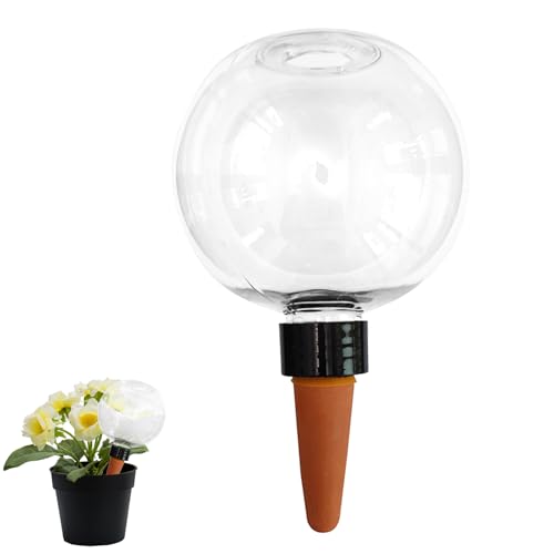Dewppxi Selfs Bewässerungskugeln, 500ml Pflanzenbewässerung Indoor Outdoor, Automatische Wasserspender Pflanzen, Pflanzen Automatische Bewässerungsstäbe (1 Stück) von Dewppxi