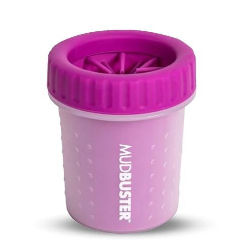 Dexas MudBuster Hundepfotenreiniger, tragbar, Small, fuchsia von Dexas