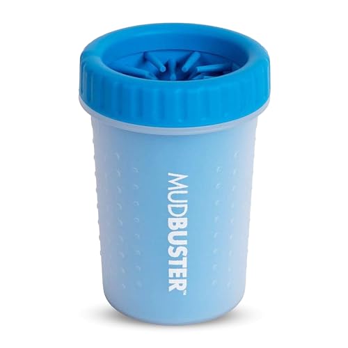 Dexas MudBuster Pfotenreiniger für Hunde, Größe M, Hellblau (Pro Blue) von Dexas