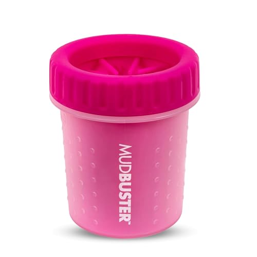 Dexas MudBuster tragbarer Hundepfotenreiniger, Größe S, pink, PW700233 von Dexas